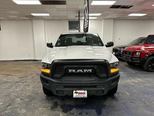 Bright White Clearcoat 2021 RAM 1500 Classic Warlock Quad Cab 4x4 6'4' Box