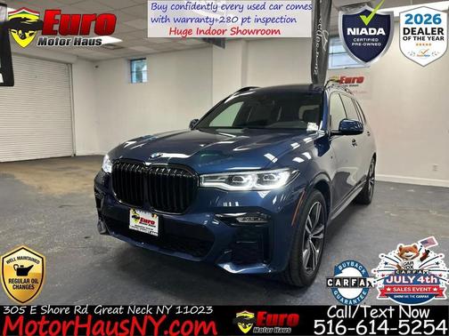Phytonic Blue Metallic 2021 BMW X7 xDrive40i