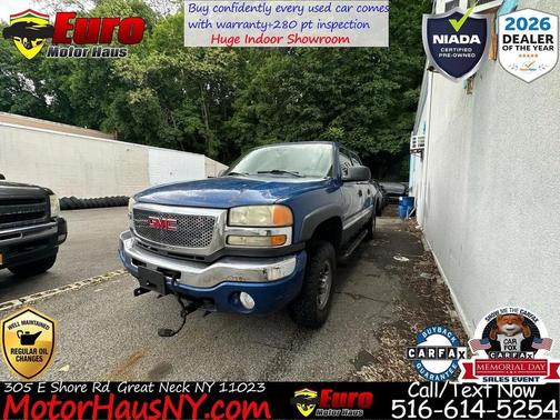 Marine Blue Metallic 2004 GMC Sierra 2500 SLE H/D Crew Cab