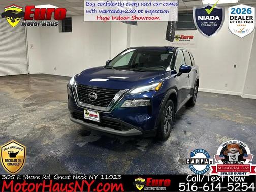 Caspian Blue Metallic 2021 Nissan Rogue SV