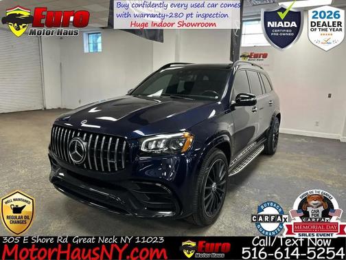 Blue 2021 Mercedes-Benz AMG GLS 63 Base SUV