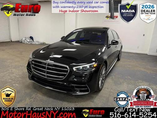 Black 2021 Mercedes-Benz S-Class 4MATIC