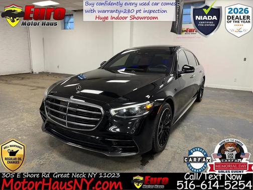 Black 2023 Mercedes-Benz S-Class 4MATIC