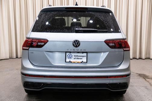 Silver Metallic 2023 Volkswagen Tiguan 2.0T SE R-Line Black