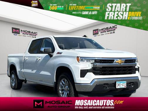 Summit White 2023 Chevrolet Silverado 1500 LT