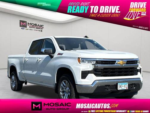 Summit White 2023 Chevrolet Silverado 1500 LT