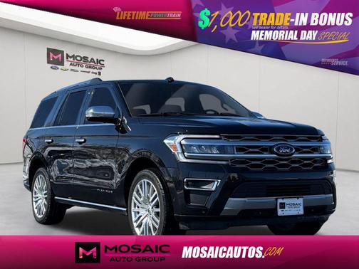 Agate Black Metallic 2024 Ford Expedition Platinum