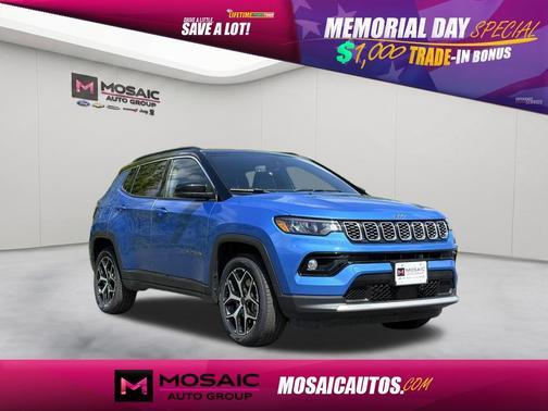 Hydro Blue Pearlcoat 2025 Jeep Compass Limited