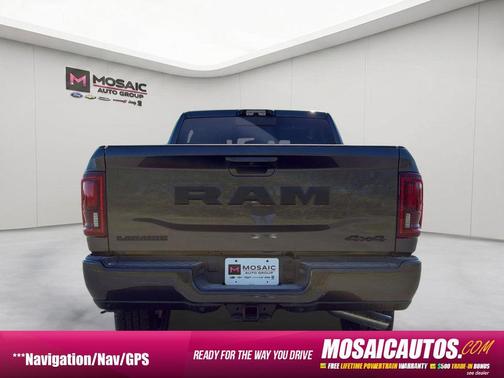 Granite Crystal Metallic Clearcoat 2026 RAM 3500 Laramie Mega Cab 4x4 6'4' Box