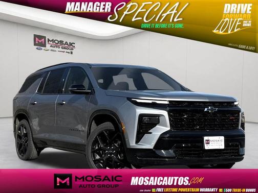 Sterling Grey Metallic 2025 Chevrolet Traverse RS