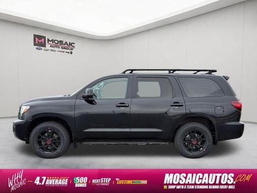 Midnight Black Metallic 2020 Toyota Sequoia TRD Pro