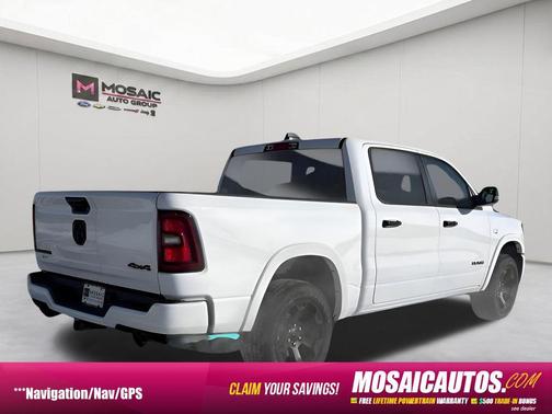 Ivory White Tri-Coat Pearlcoat 2026 RAM 1500 Laramie