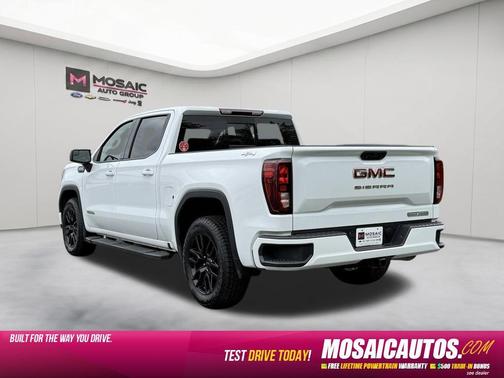 Summit White 2025 GMC Sierra 1500 Elevation