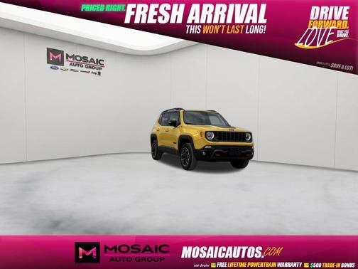 Solar Yellow Clearcoat 2023 Jeep Renegade Trailhawk