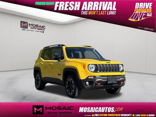 Solar Yellow Clearcoat 2023 Jeep Renegade Trailhawk
