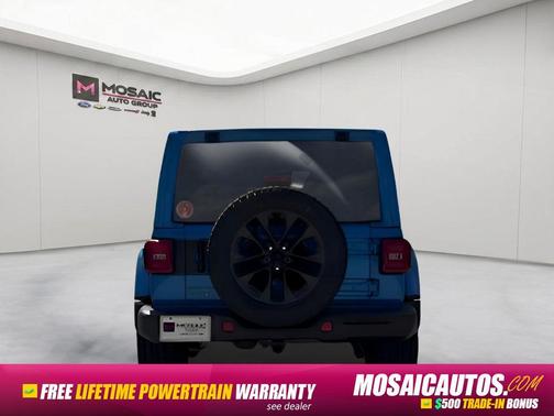 Hydro Blue Pearlcoat 2025 Jeep Wrangler 4xe Sahara