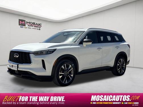 Majestic White 2023 INFINITI QX60 Luxe