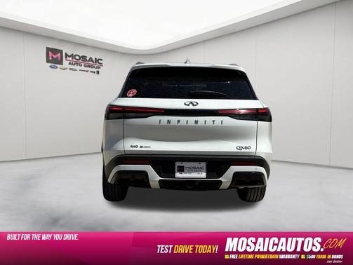 Majestic White 2023 INFINITI QX60 Luxe