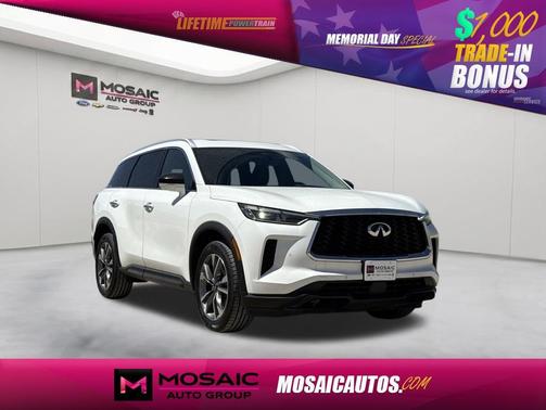 Majestic White 2023 INFINITI QX60 Luxe