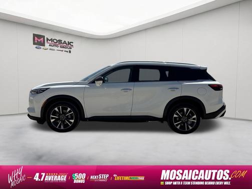 Majestic White 2023 INFINITI QX60 Luxe