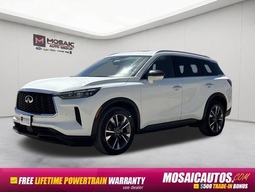 Majestic White 2023 INFINITI QX60 Luxe
