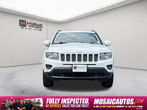 Bright White Clearcoat 2017 Jeep Compass High Altitude