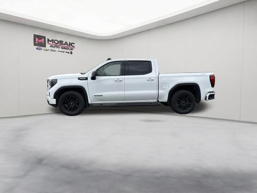 Summit White 2025 GMC Sierra 1500 Elevation