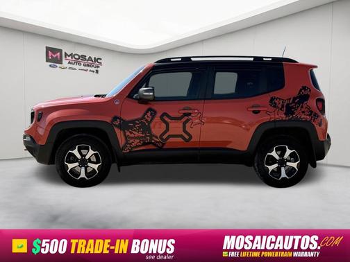 Omaha Orange Clearcoat 2021 Jeep Renegade Trailhawk