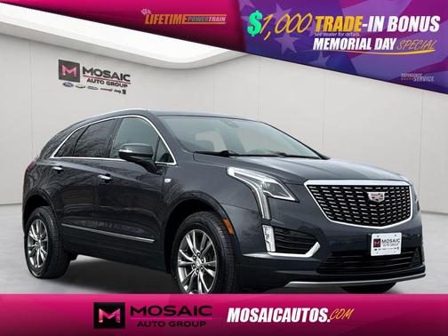 Stellar Black Metallic 2021 Cadillac XT5 Premium Luxury