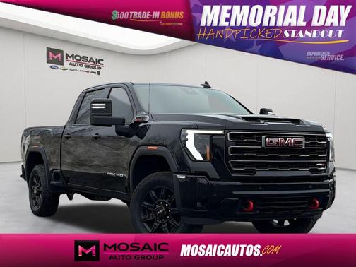 Onyx Black 2025 GMC Sierra 2500 AT4