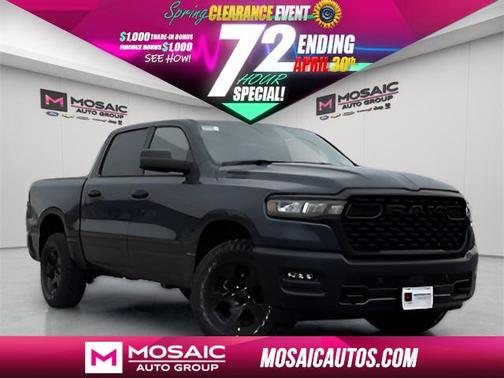 2025 RAM 1500 Warlock Crew Cab 4x4 5'7' Box