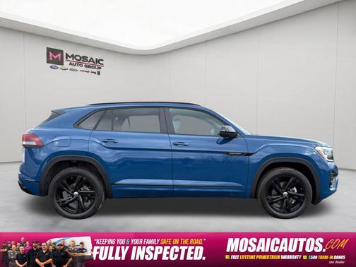 Blue Metallic 2025 Volkswagen Atlas Cross Sport 2.0T SEL