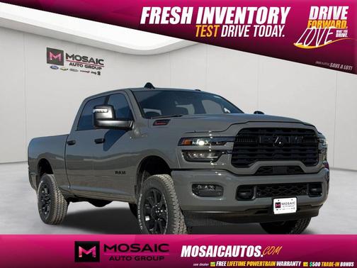 Ceramic Gray Clearcoat 2026 RAM 2500 Big Horn Crew Cab 4x4 6'4' Box
