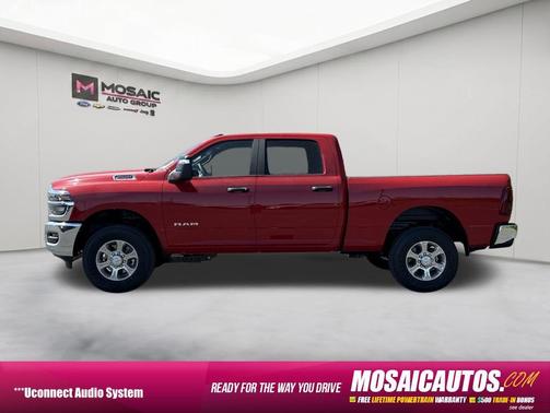 Flame Red Clearcoat 2026 RAM 2500 Big Horn Crew Cab 4x4 6'4' Box