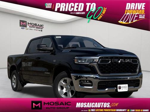 Diamond Black Crystal Pearlcoat 2026 RAM 1500 Big Horn/Lone Star
