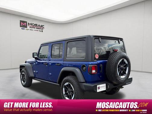 Ocean Blue Metallic Clearcoat 2019 Jeep Wrangler Unlimited Sport