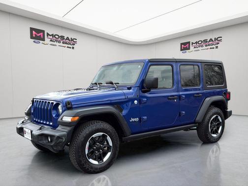 Ocean Blue Metallic Clearcoat 2019 Jeep Wrangler Unlimited Sport