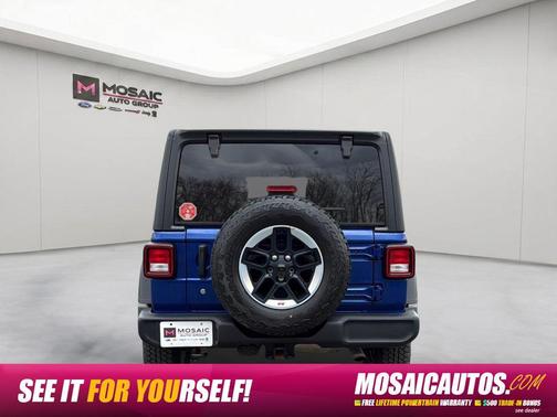 Ocean Blue Metallic Clearcoat 2019 Jeep Wrangler Unlimited Sport