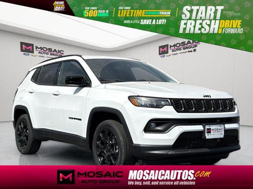 Bright White Clearcoat 2026 Jeep Compass Latitude