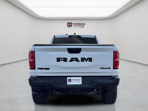 Bright White Clearcoat 2026 RAM 1500 RHO Crew Cab 4x4 5'7' Box