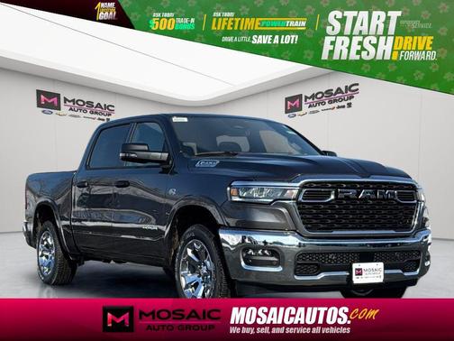 Granite Crystal Metallic Clearcoat 2026 RAM 1500 Big Horn/Lone Star