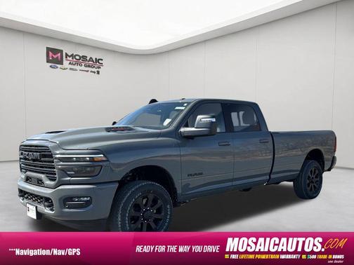 Ceramic Gray Clearcoat 2026 RAM 3500 Laramie Crew Cab 4x4 8' Box