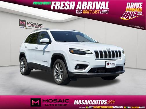 Bright White Clearcoat 2019 Jeep Cherokee Latitude Plus