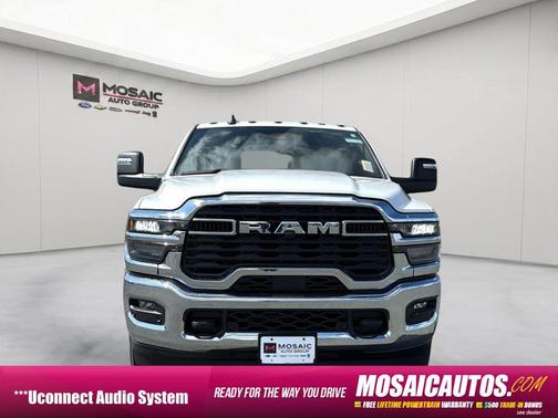 Bright White Clearcoat 2026 RAM 2500 Big Horn Crew Cab 4x4 6'4' Box