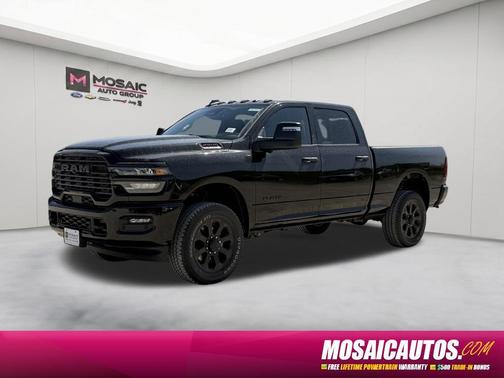 Diamond Black Crystal Pearlcoat 2026 RAM 2500 Big Horn Crew Cab 4x4 6'4' Box