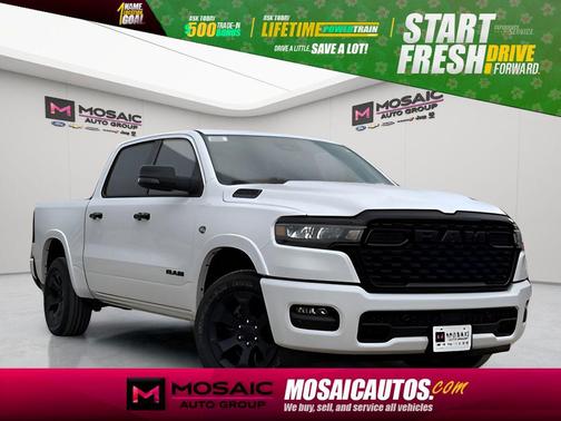 Bright White Clearcoat 2026 RAM 1500 Big Horn/Lone Star
