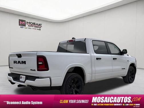 Bright White Clearcoat 2026 RAM 1500 Big Horn/Lone Star