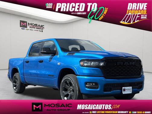 Hydro Blue Pearlcoat 2026 RAM 1500 Big Horn/Lone Star