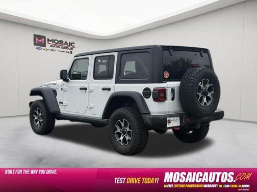 Bright White Clearcoat 2023 Jeep Wrangler Rubicon