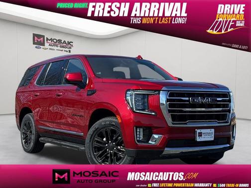Volcanic Red Tintcoat 2024 GMC Yukon SLT